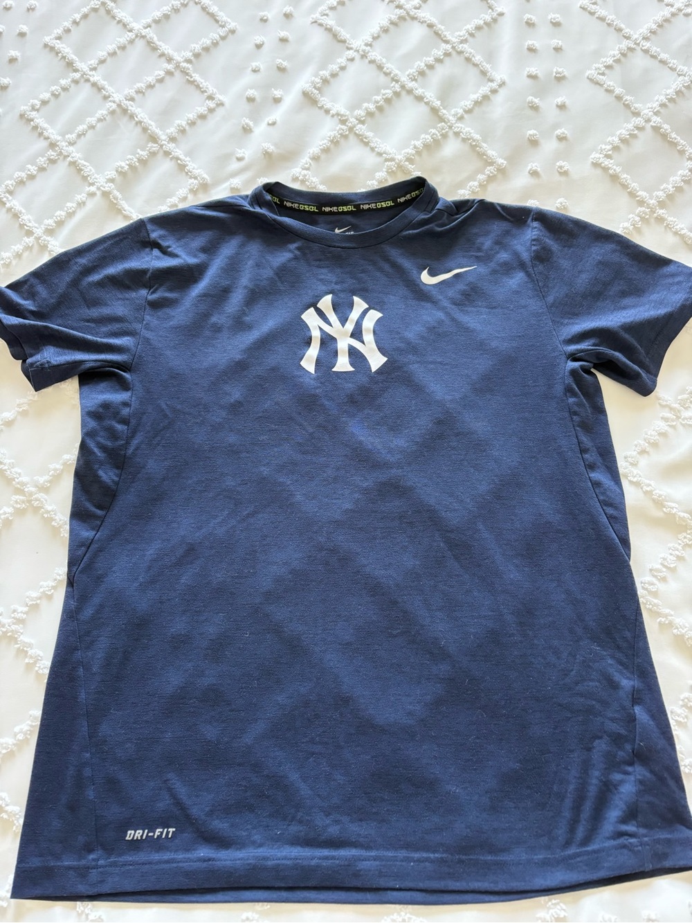 Men’s NIKE Dri-fit MLB NY YANKEES New York Tshirt Size L  Major League Baseball